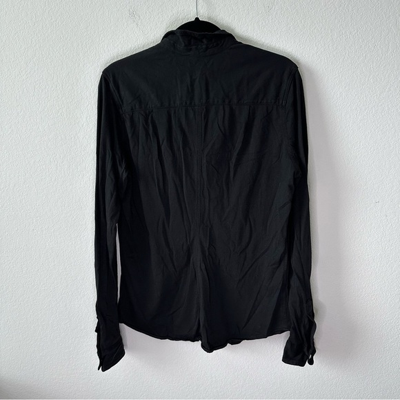 Frank & Eileen Black Button-Down Lab Tee Black SZ L - Picture 5 of 6